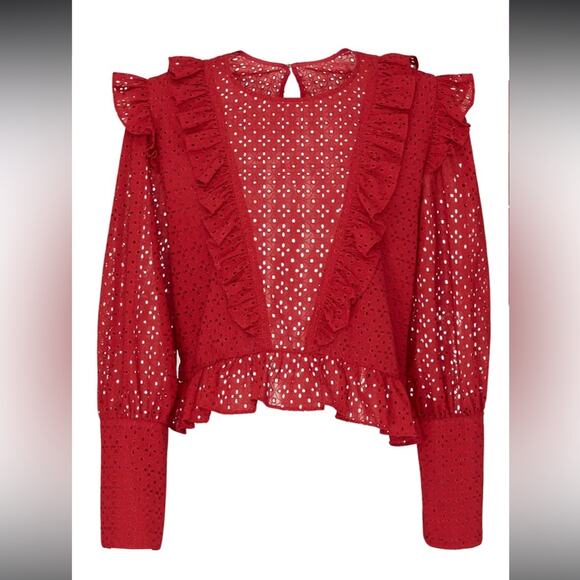 Robert Rodriguez | Laced Charlotte Top Size 4 - Picture 1 of 16